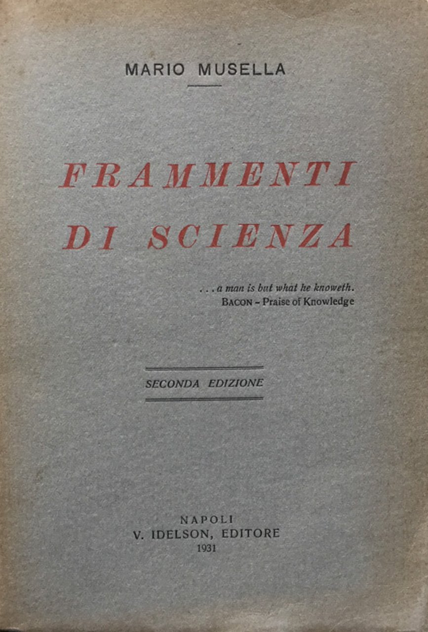 Frammenti di scienza