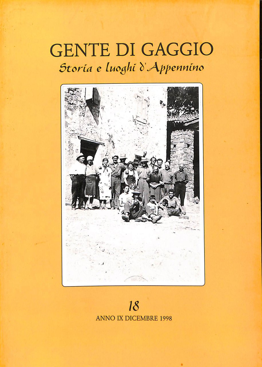 Gente di Gaggio 18 – dicembre 1998