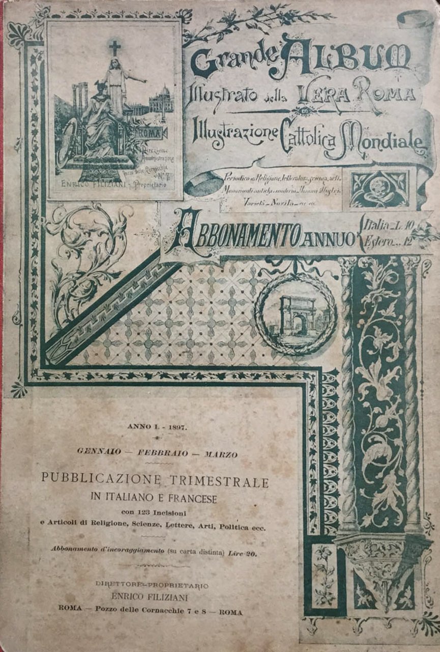 Grande Album illustrato della vera Roma Illustrazione Cattolica Mondiale