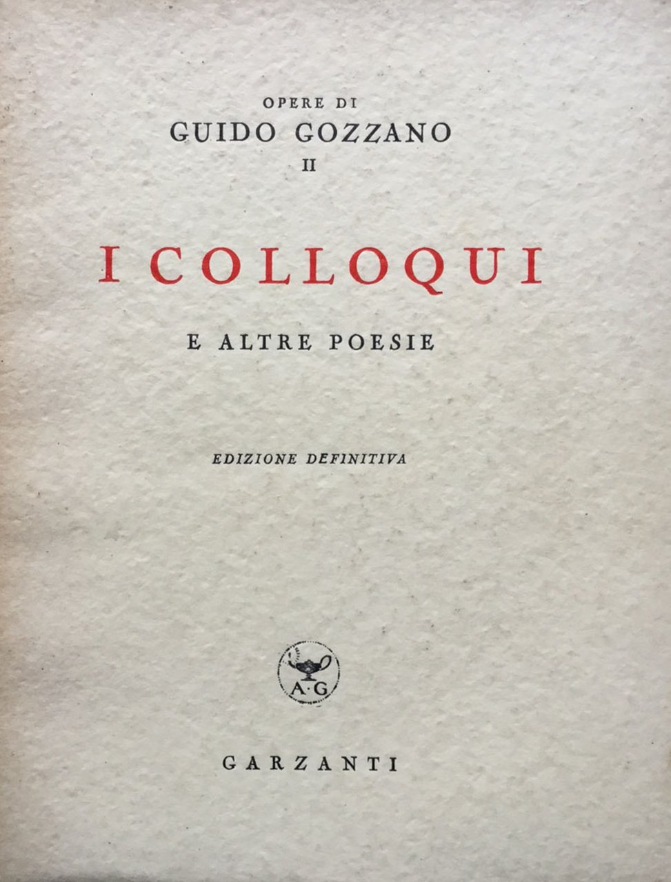 I colloqui e altre poesie