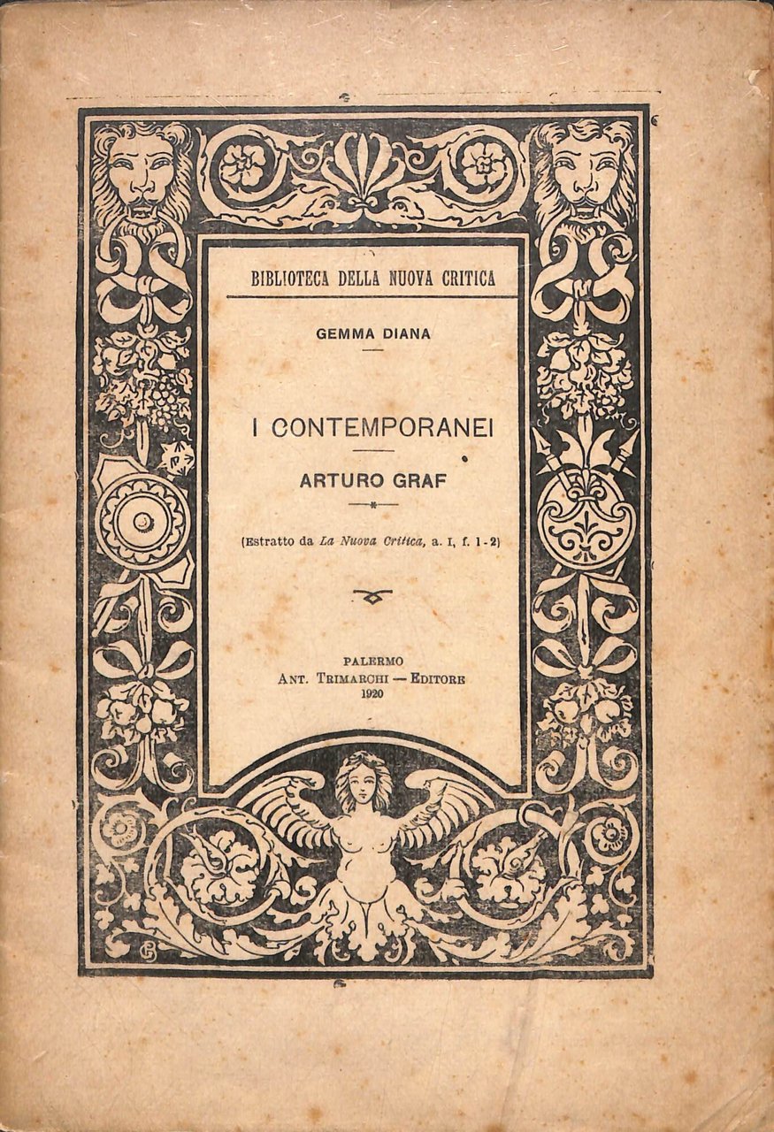 I contemporanei : Arturo Graf