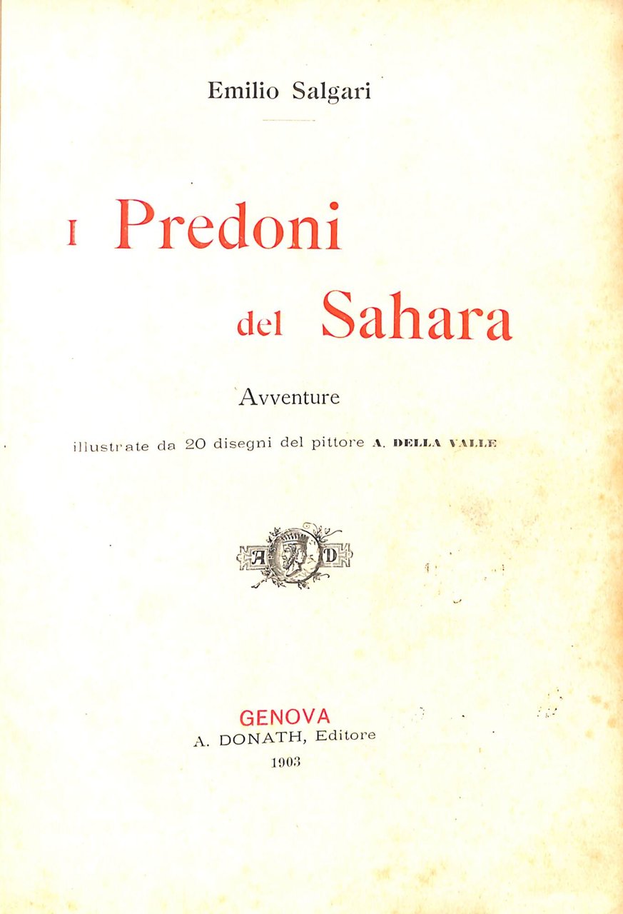 I predoni del Sahara
