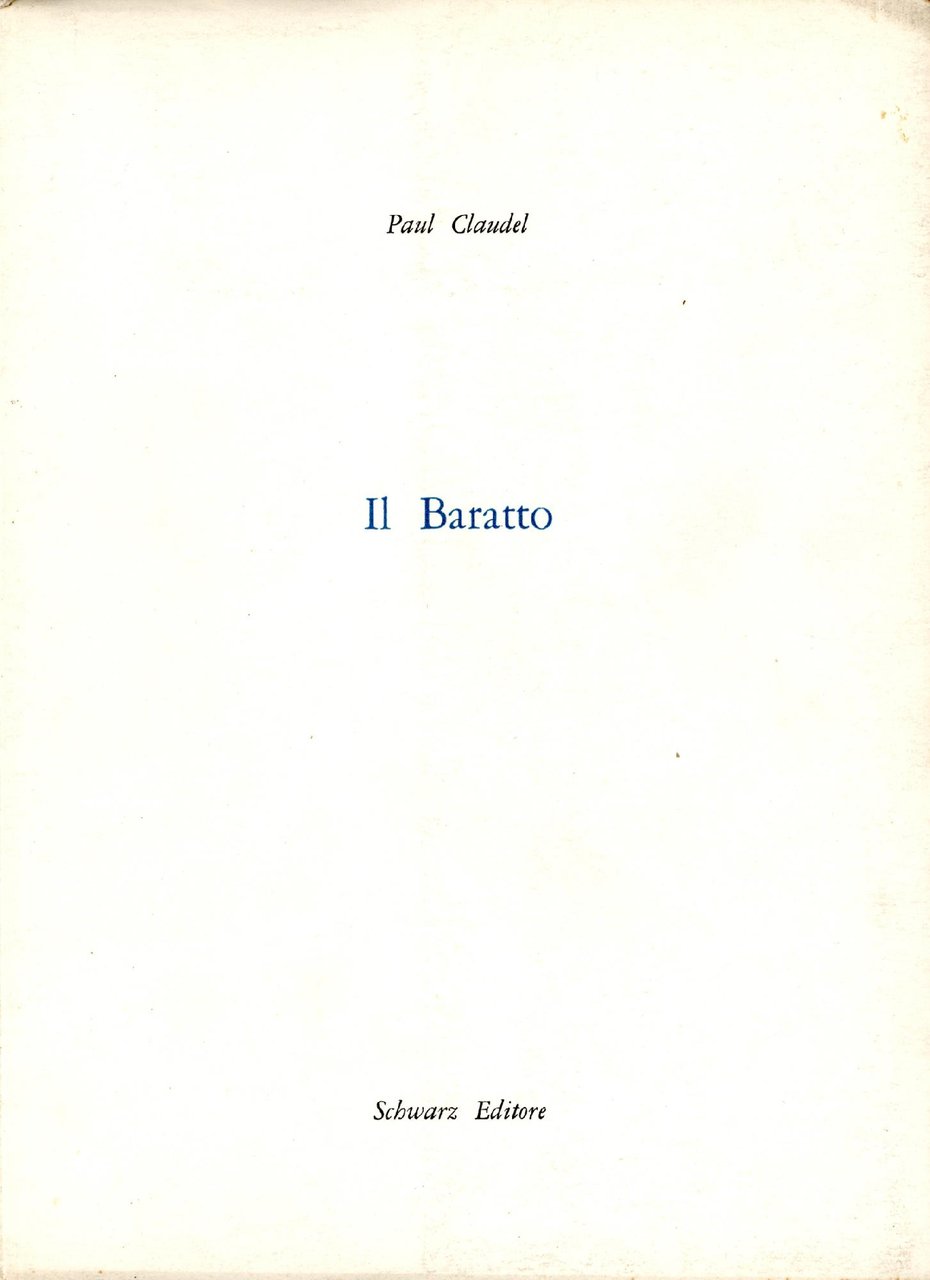 Il baratto