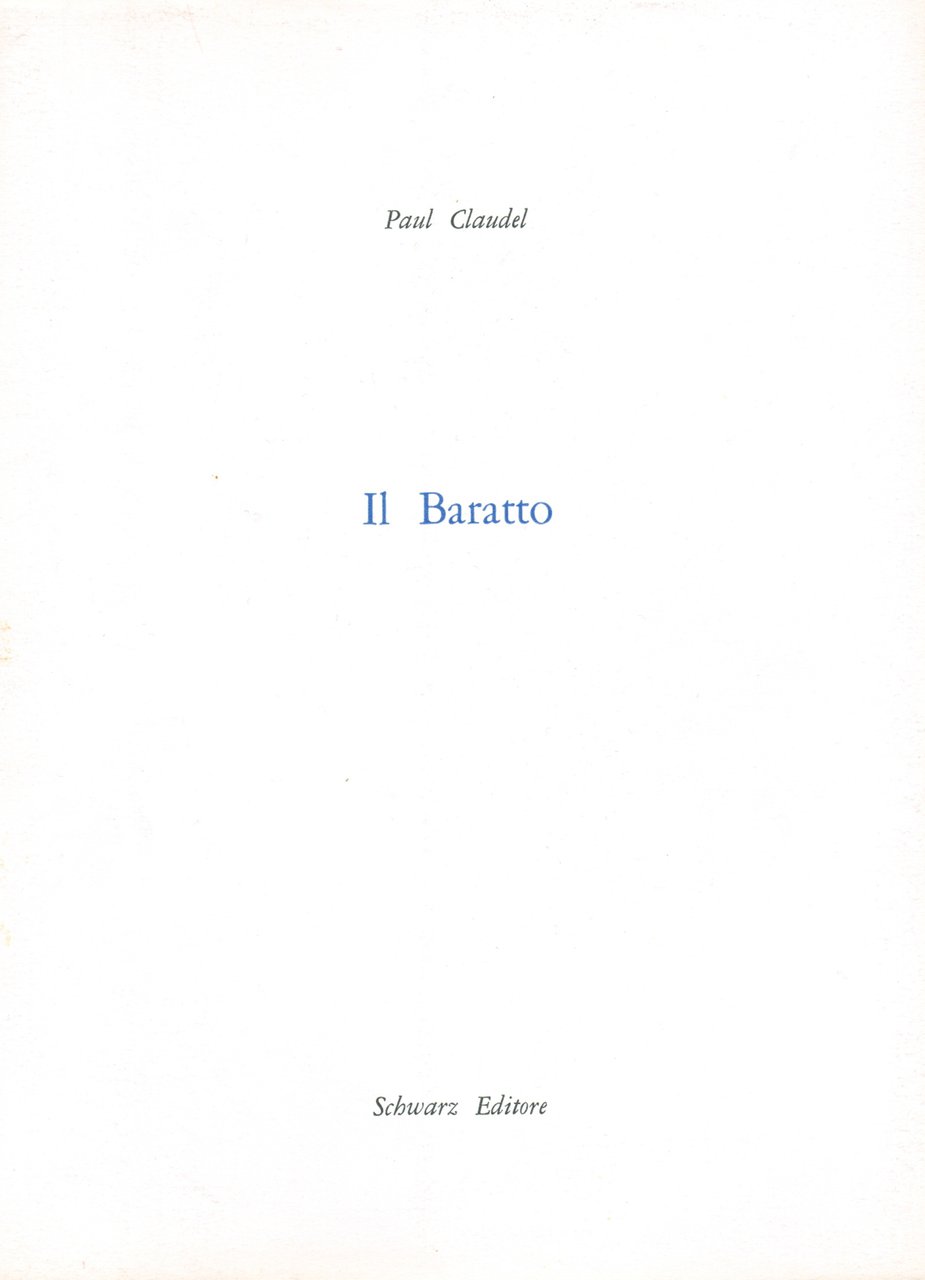 Il baratto