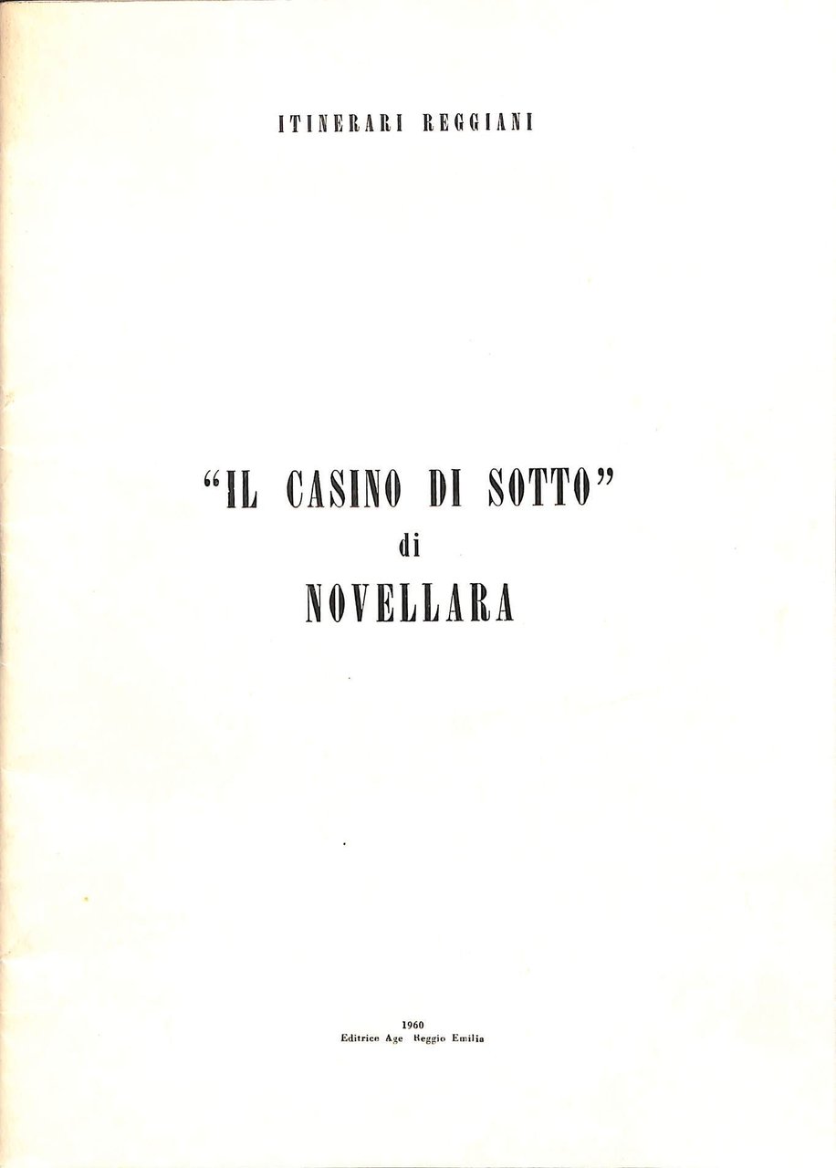 Il Casino di Sotto di Novellara