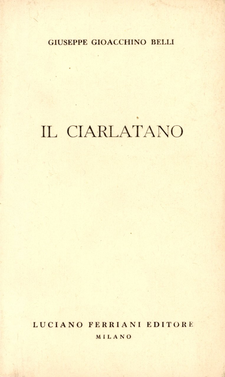 Il ciarlatano