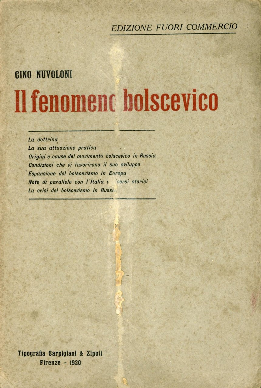 Il fenomeno bolscevico