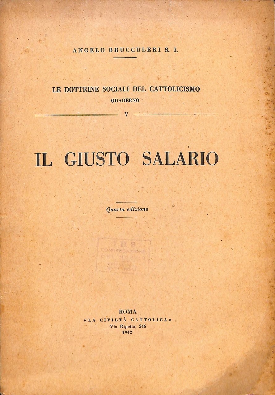 Il giusto salario