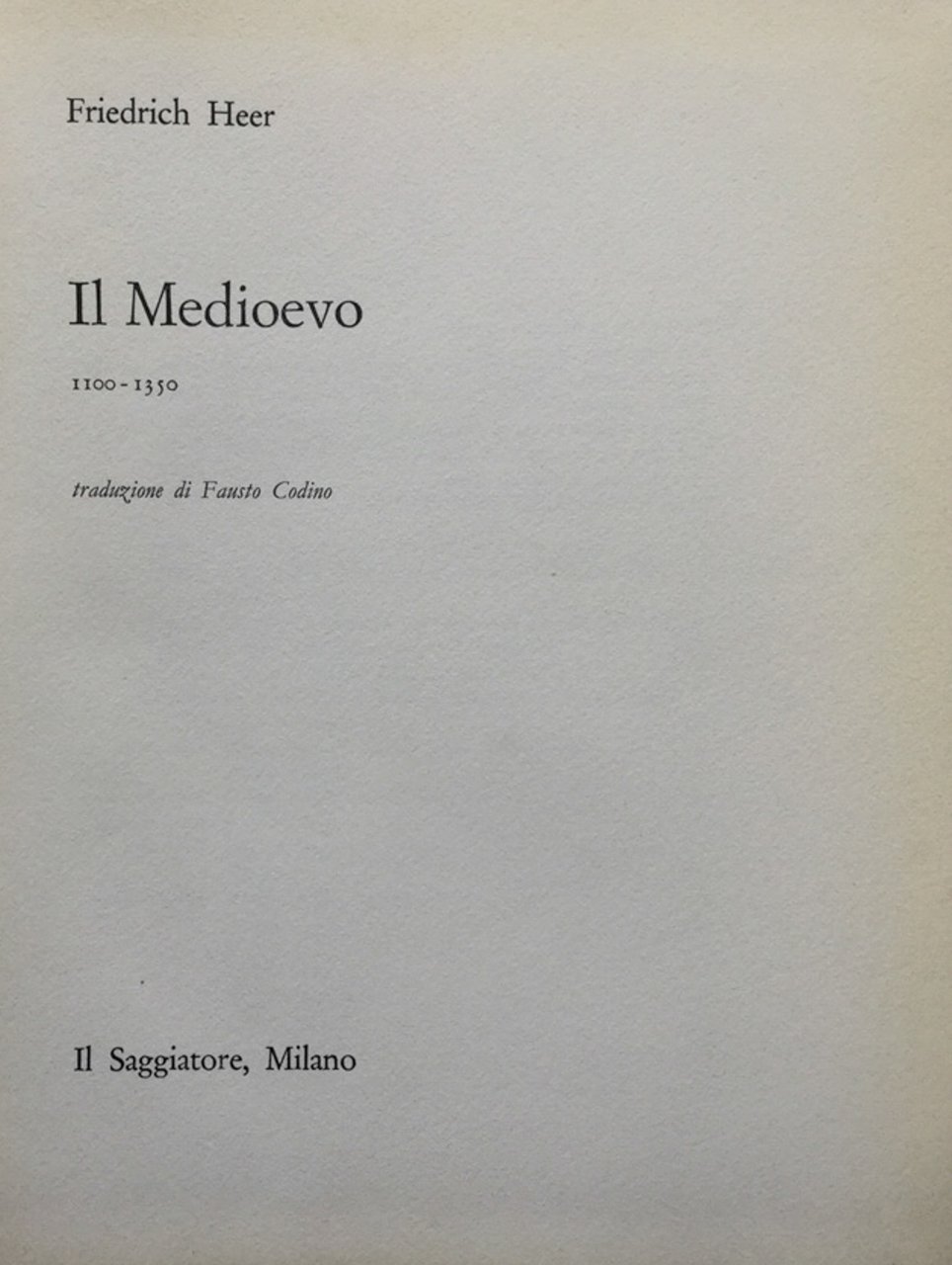 Il medioevo. 1100-1350