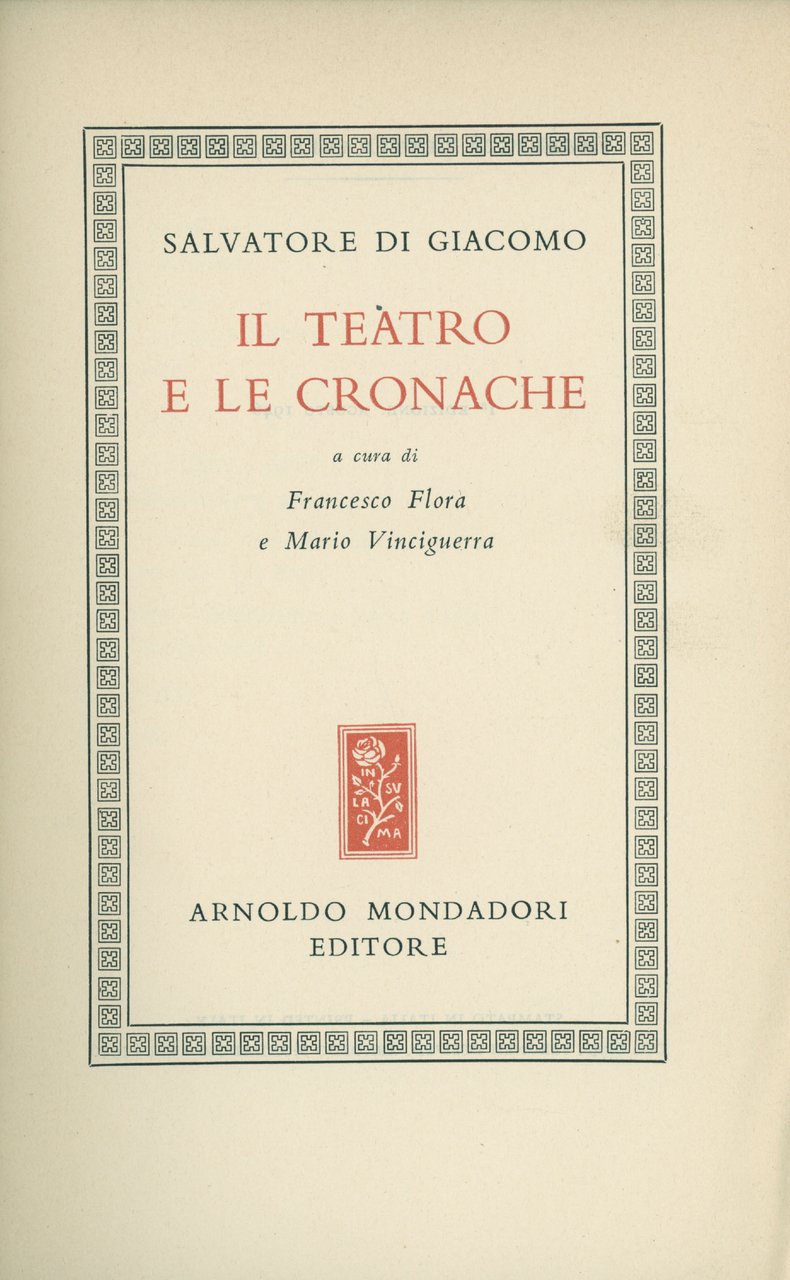 Il teatro e le cronache