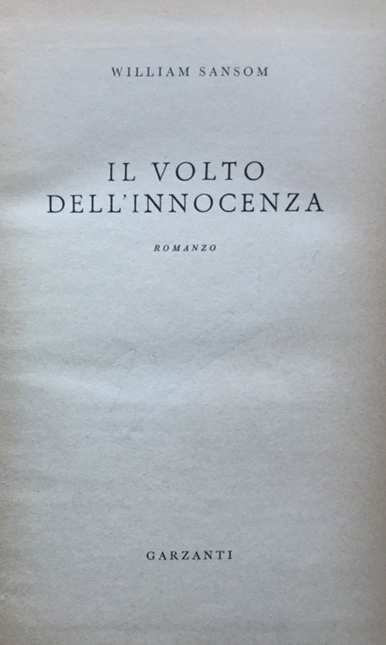 Il volto dell'innocenza