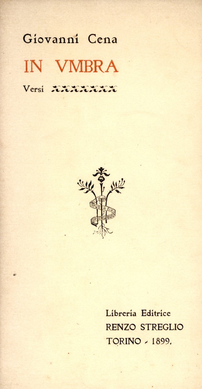 In umbra : versi
