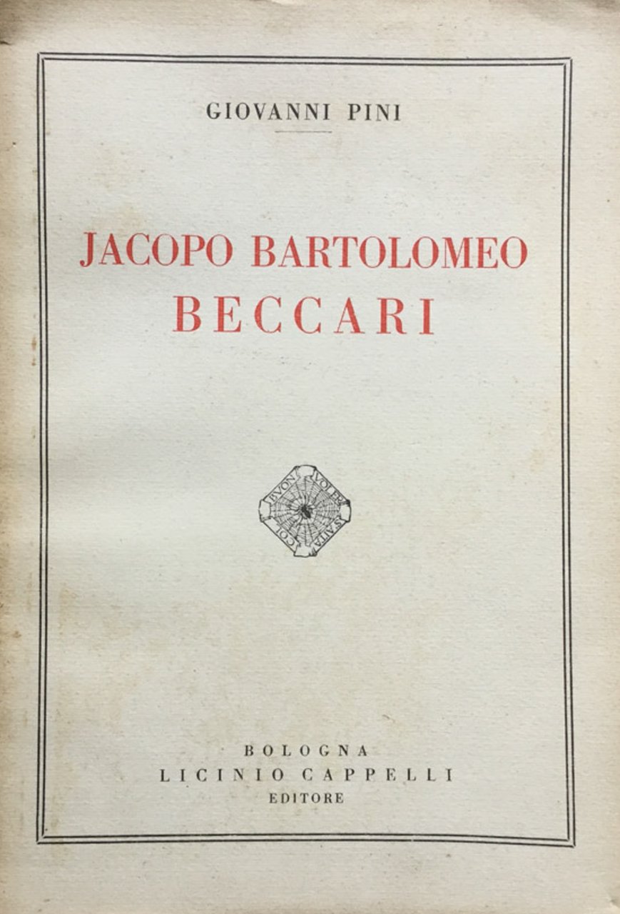 Jacopo Bartolomeo Beccari | Immagine principale