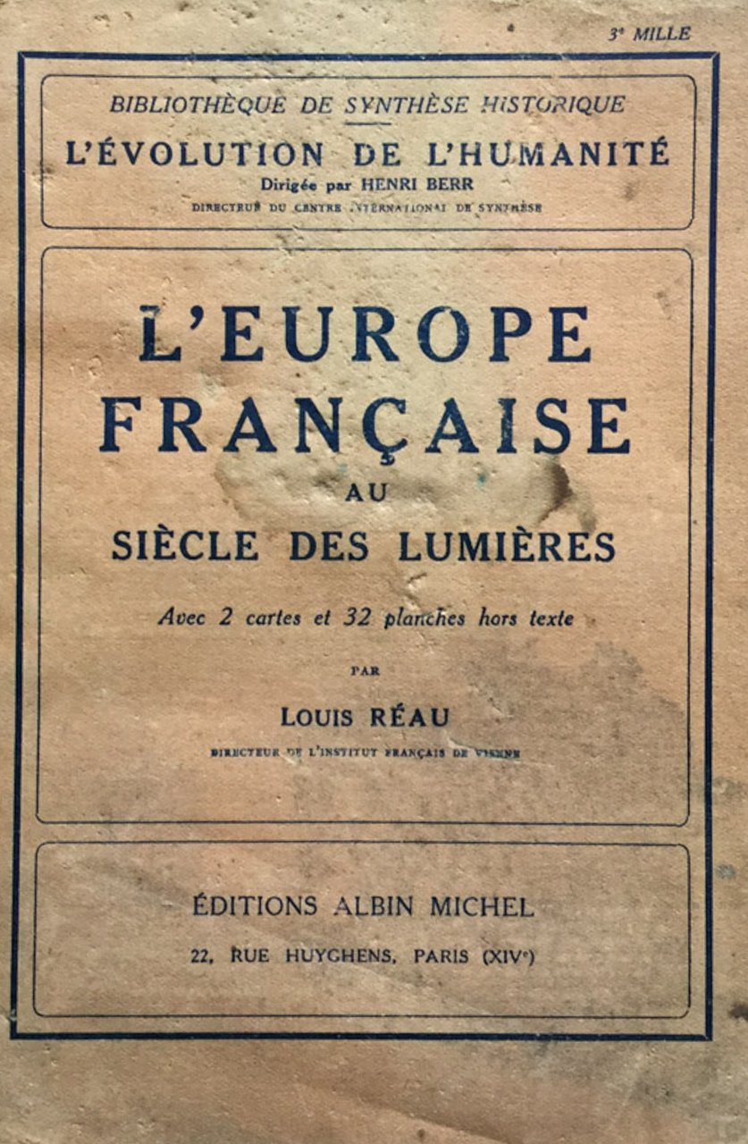 L'Europe française au siècle des lumières. | Immagine principale