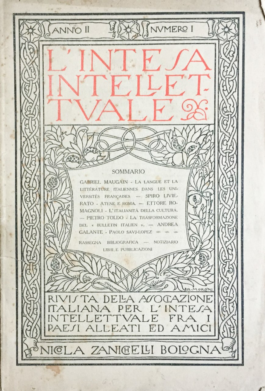 L'Intesa Intellettuale (rivista) 1919