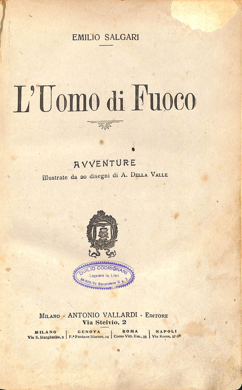 L'uomo di fuoco: avventure