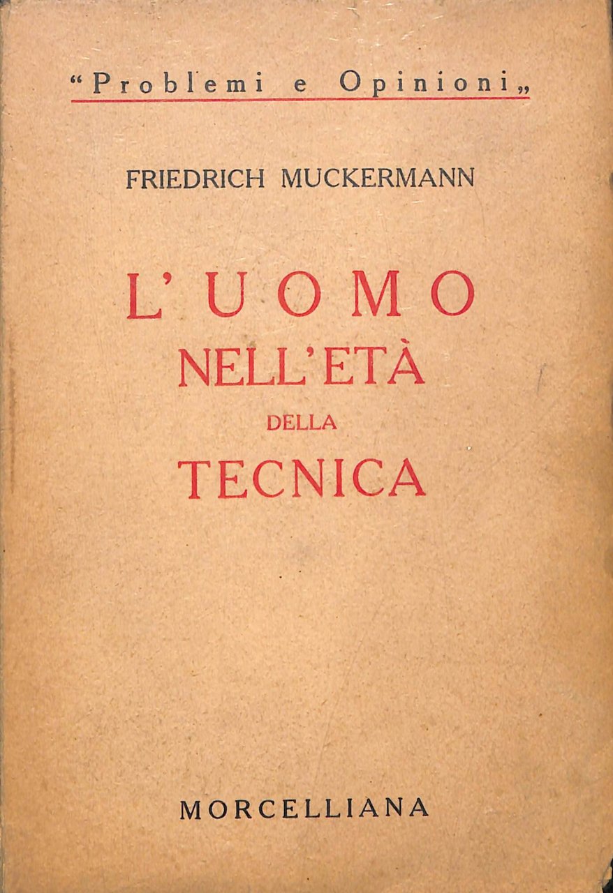 L'uomo nell'eta della tecnica | Immagine principale