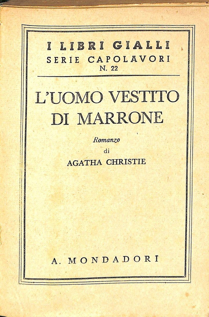 L'uomo vestito di marrone