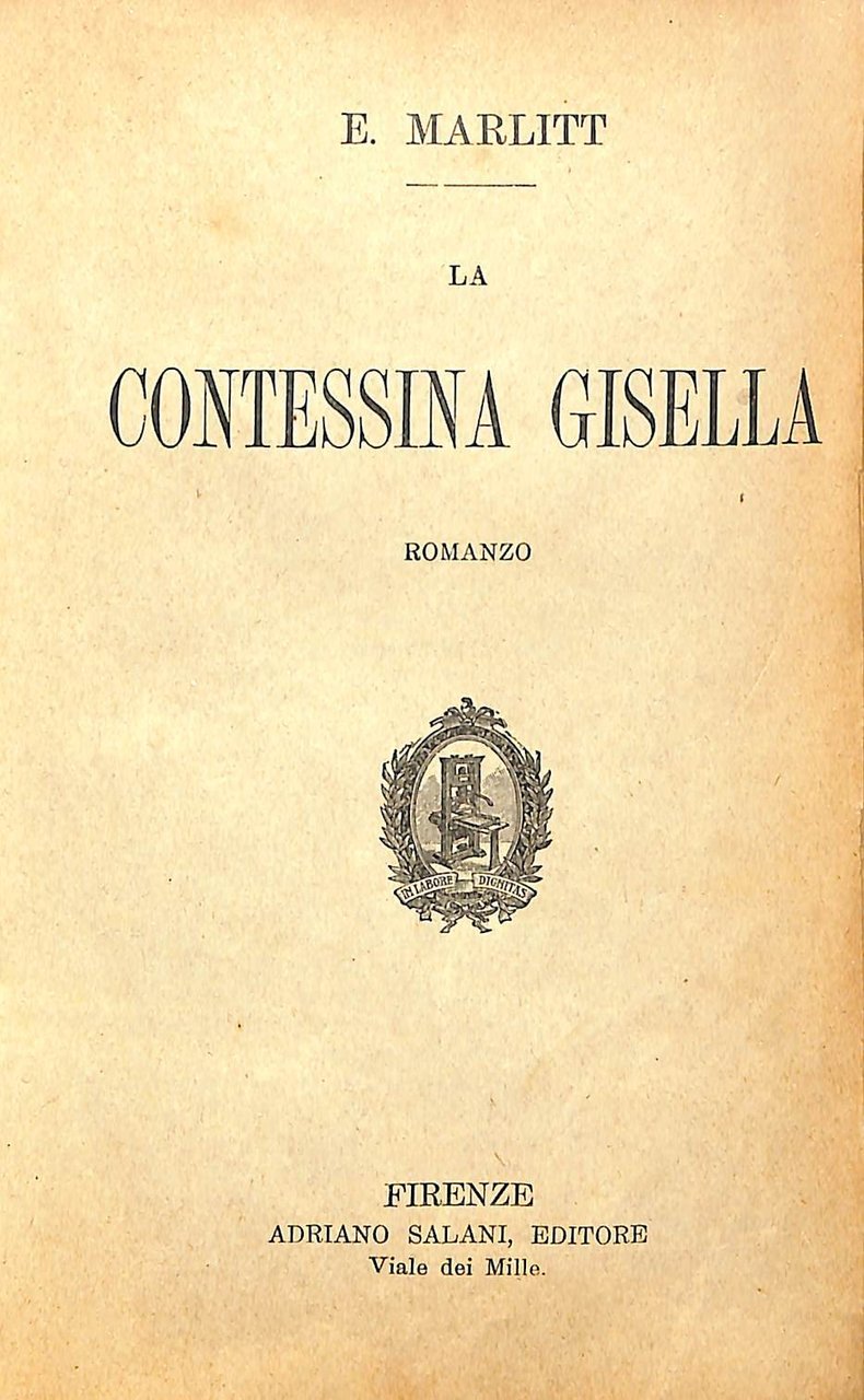 La contessina Gisella : romanzo