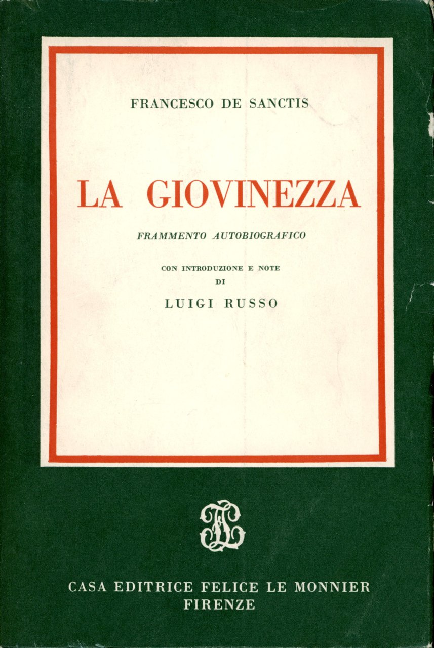 La giovinezza : frammento autobiografico