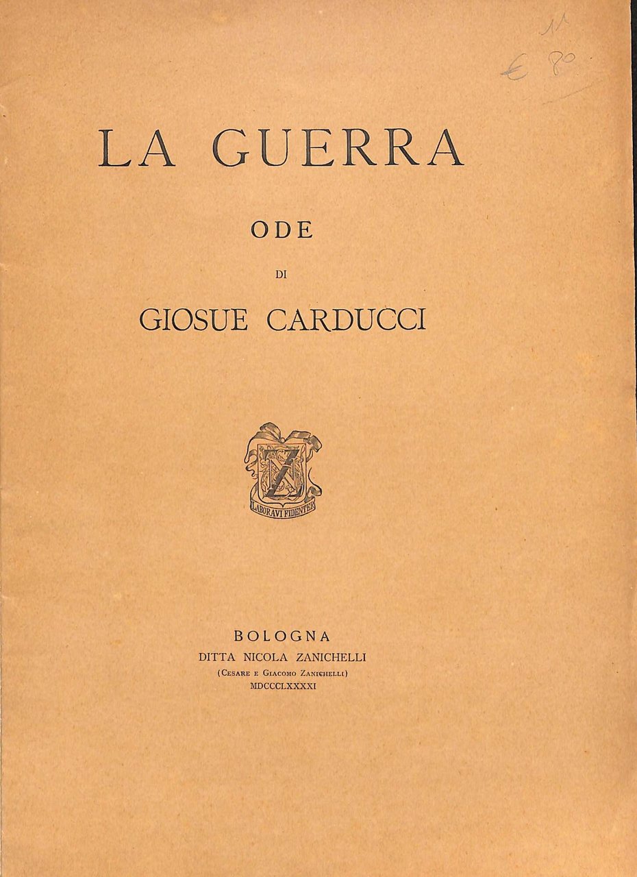 La guerra : ode