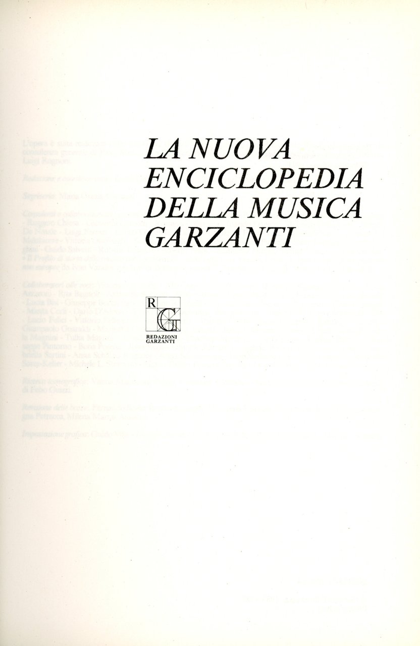 La nuova enciclopedia della musica