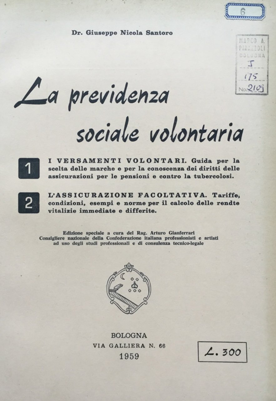 La previdenza sociale volontaria