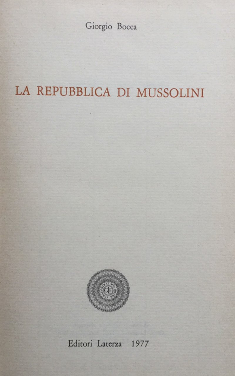 La repubblica di Mussolini