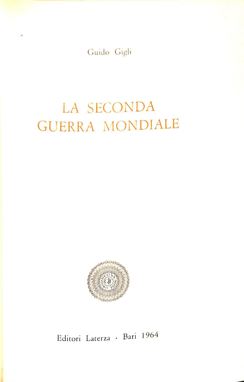 La seconda guerra mondiale
