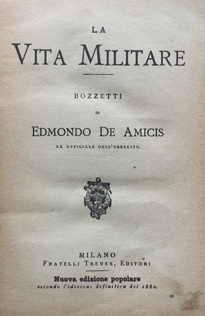 La Vita Militare. Bozzetti