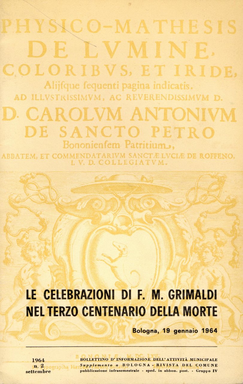 Le celebrazioni di F.M. Grimaldi nel terzo centenario della morte