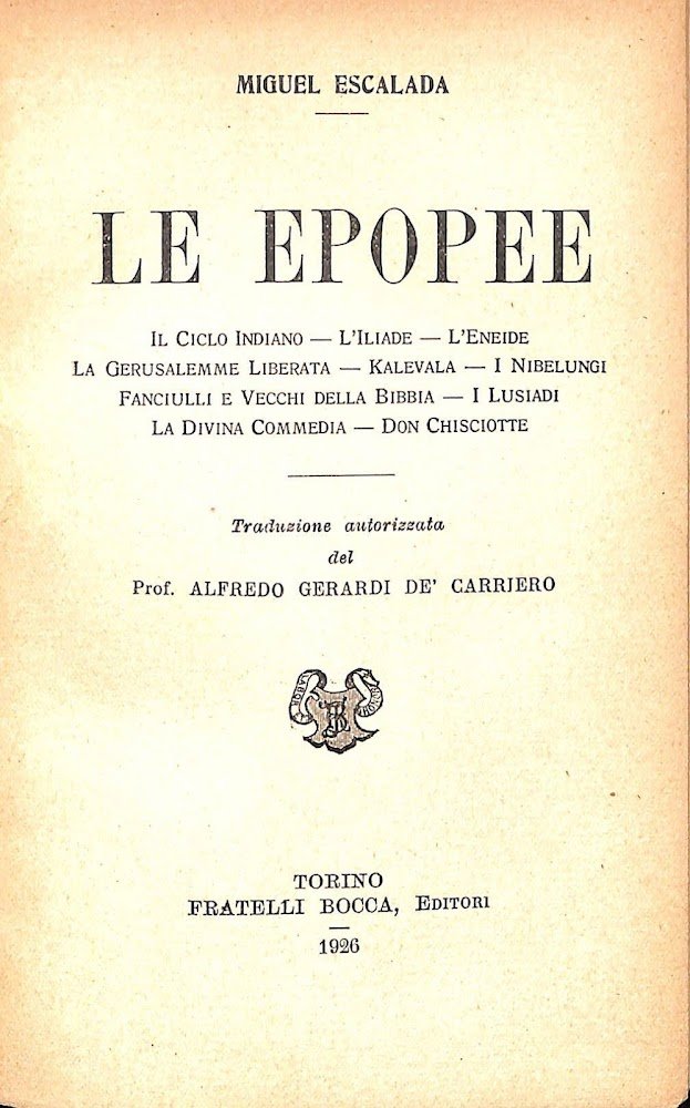 Le epopee