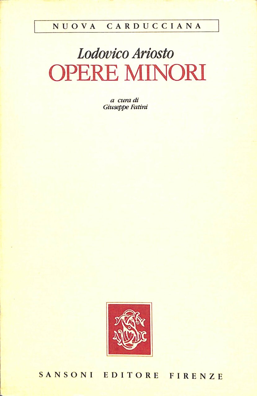 Le opere minori