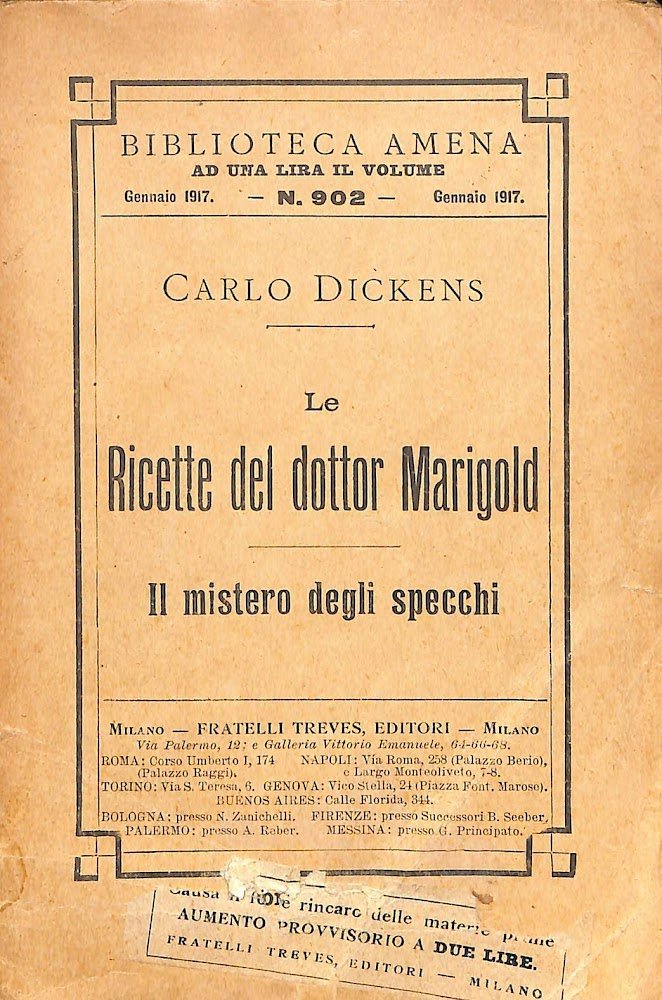 Le ricette del dottor Marigold ; Il mistero degli specchi