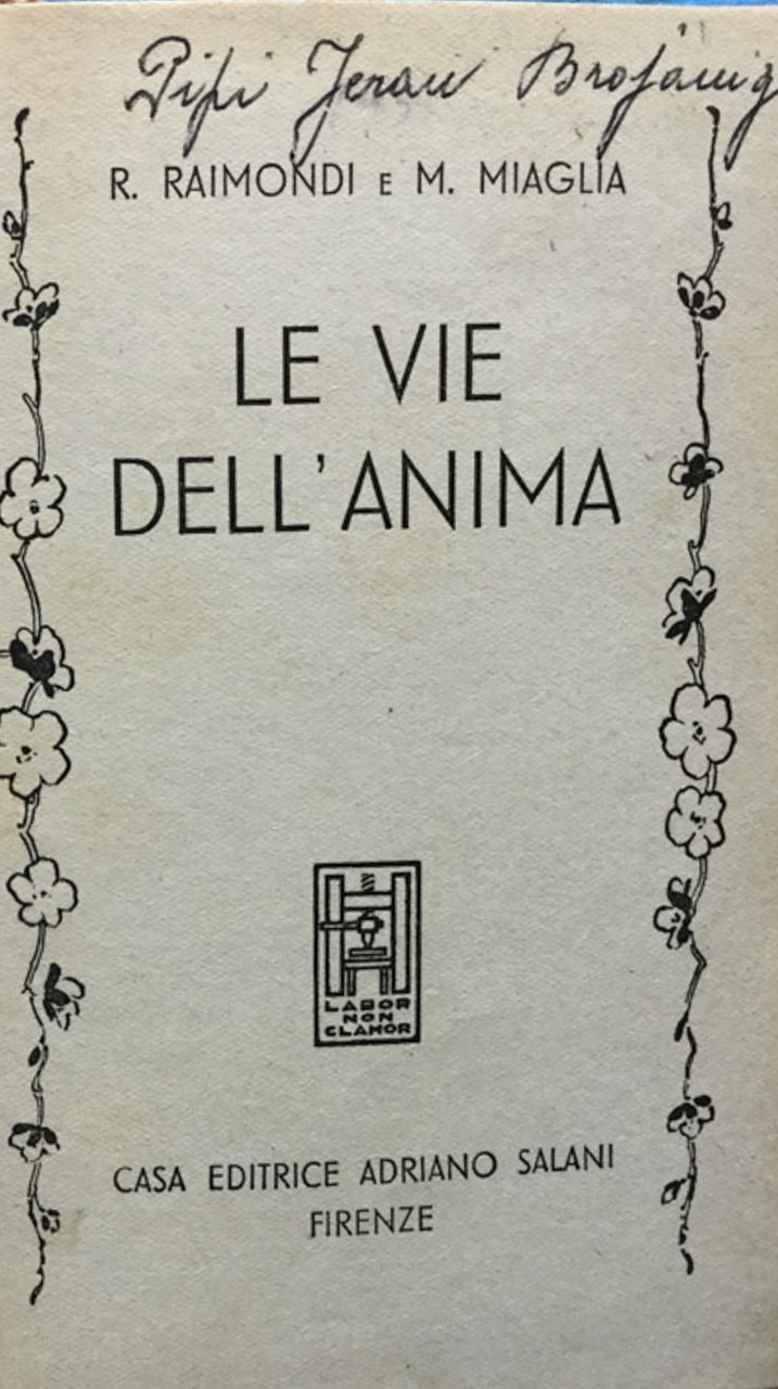 Le vie dell'anima. | Immagine principale