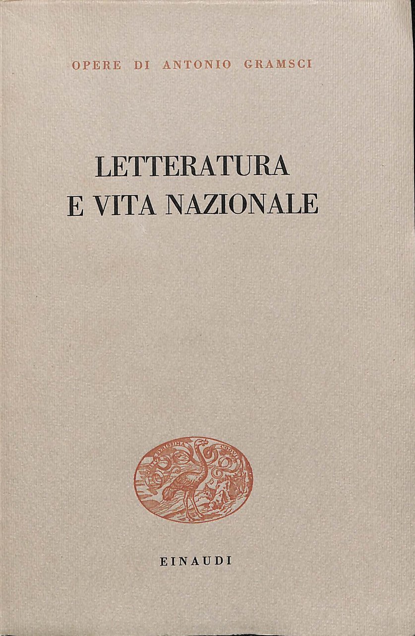 Letteratura e vita nazionale