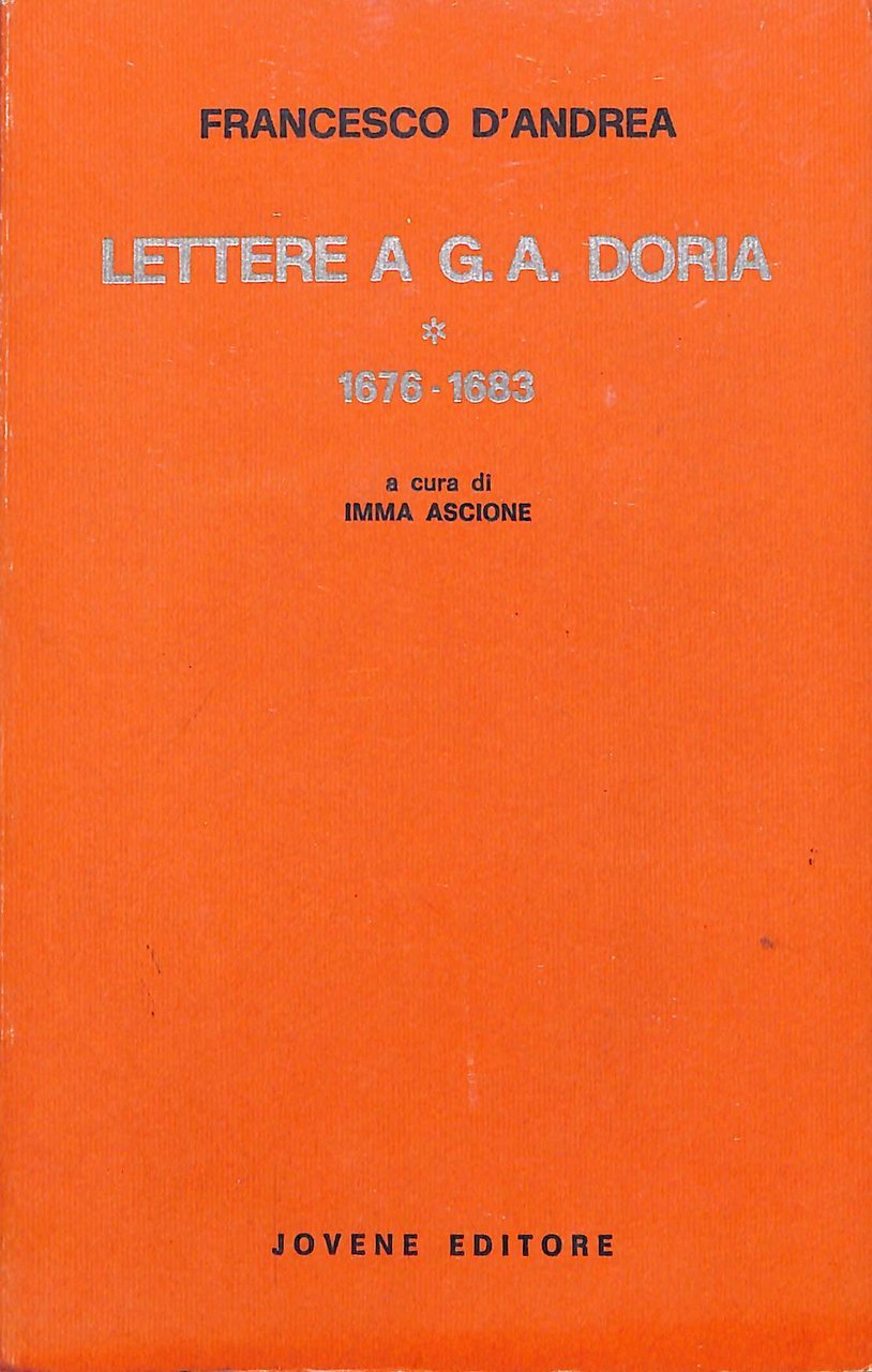 Lettere a G. A. Doria