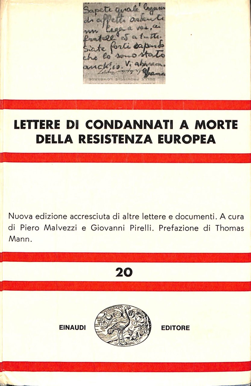 Lettere di condannati a morte della Resistenza europea