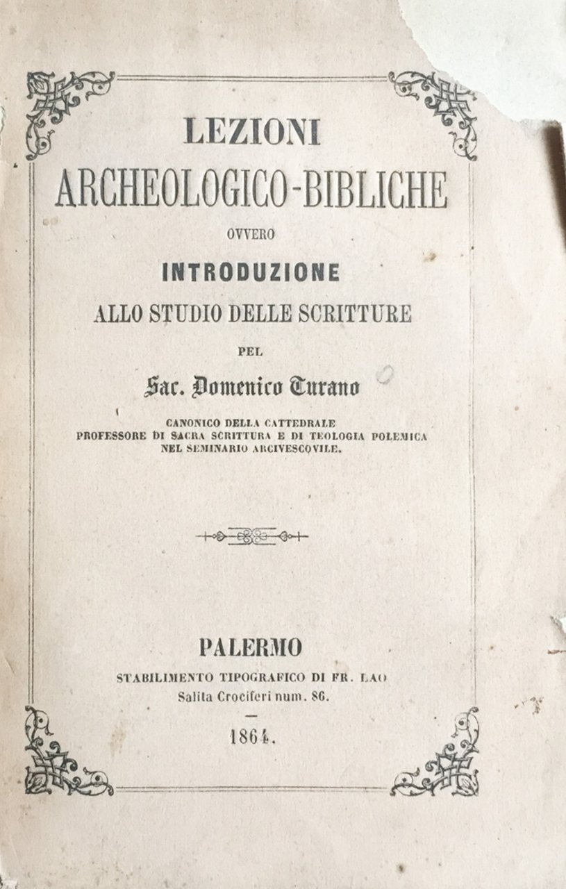 Lezioni archeologico-bibliche