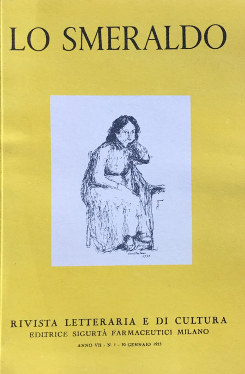 Lo Smeraldo. Rivista letteraria e di cultura 1953 Annata completa
