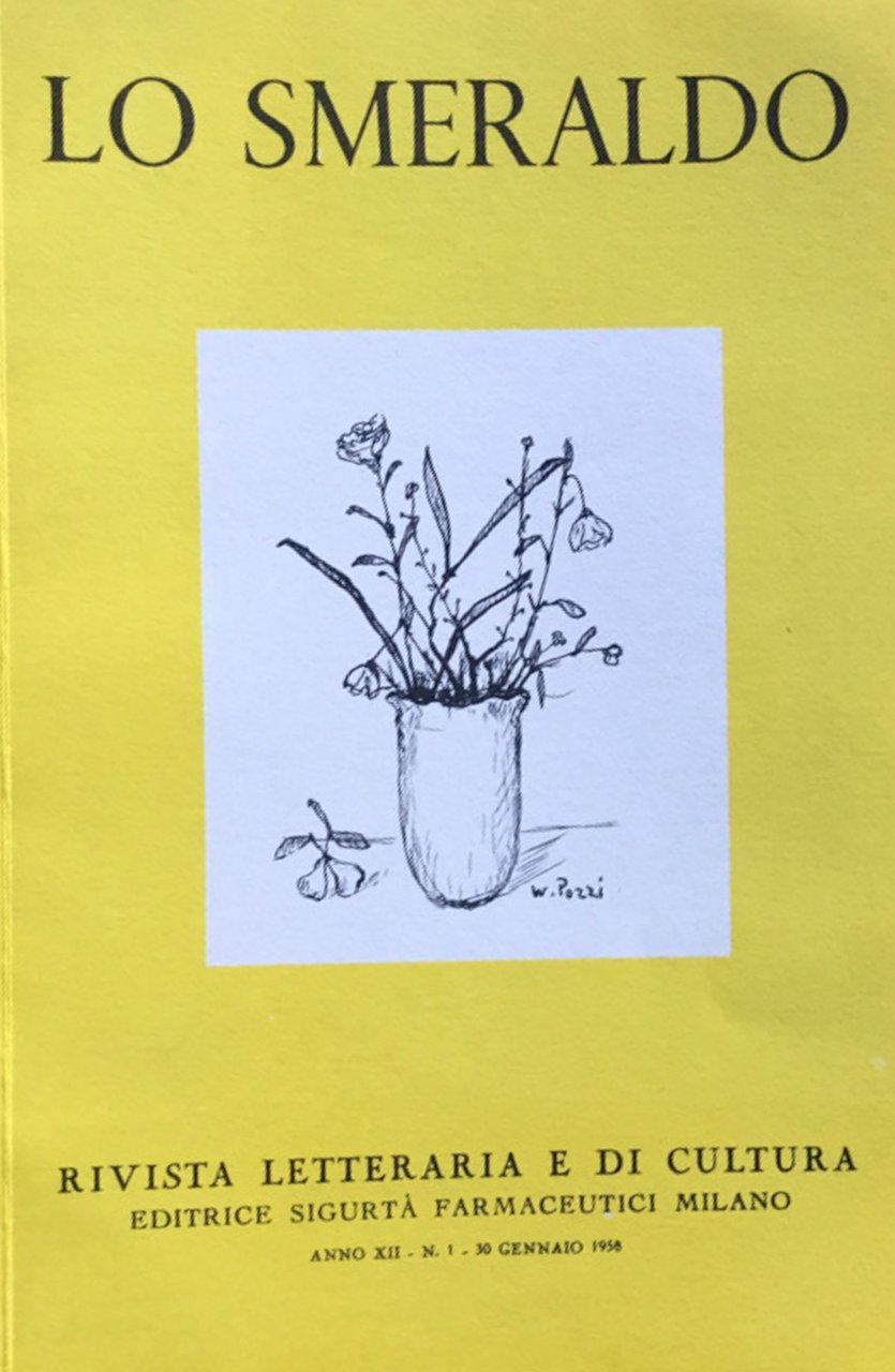 Lo Smeraldo. Rivista letteraria e di cultura 1958 Annata completa