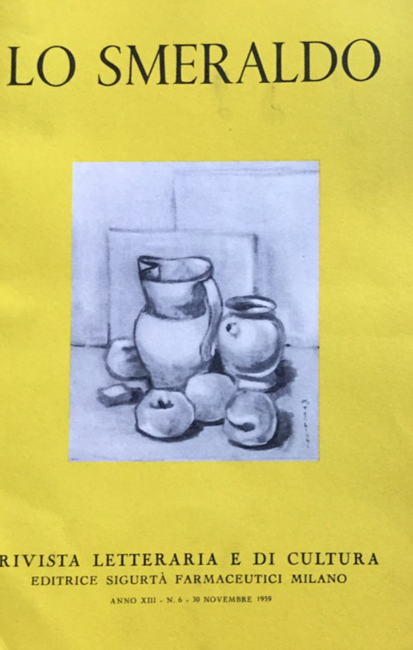 Lo Smeraldo. Rivista letteraria e di cultura 1959 Annata completa