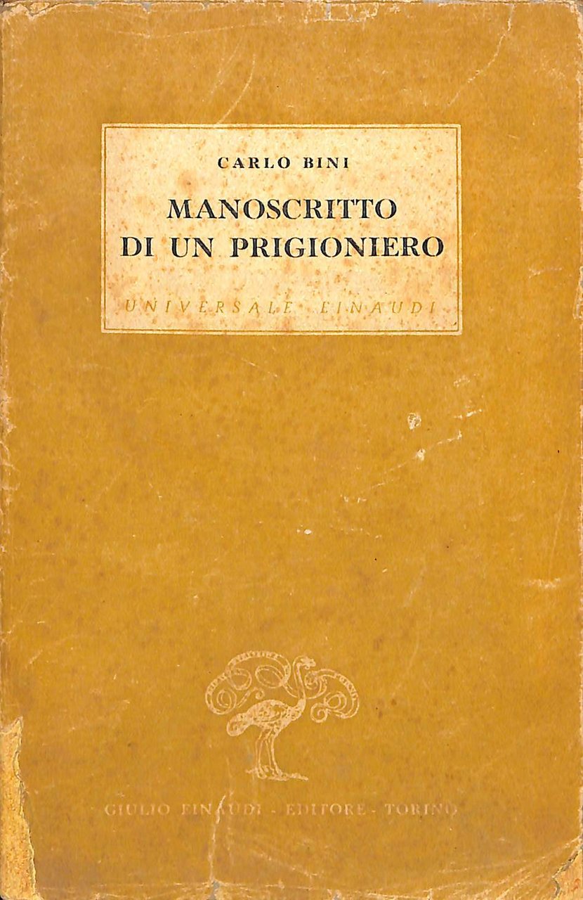 Manoscritto di un prigioniero