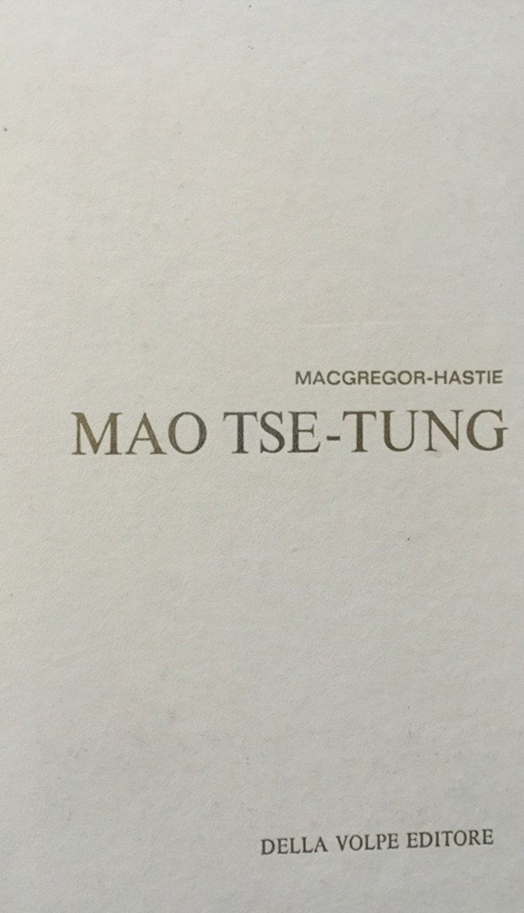 Mao tse Tung