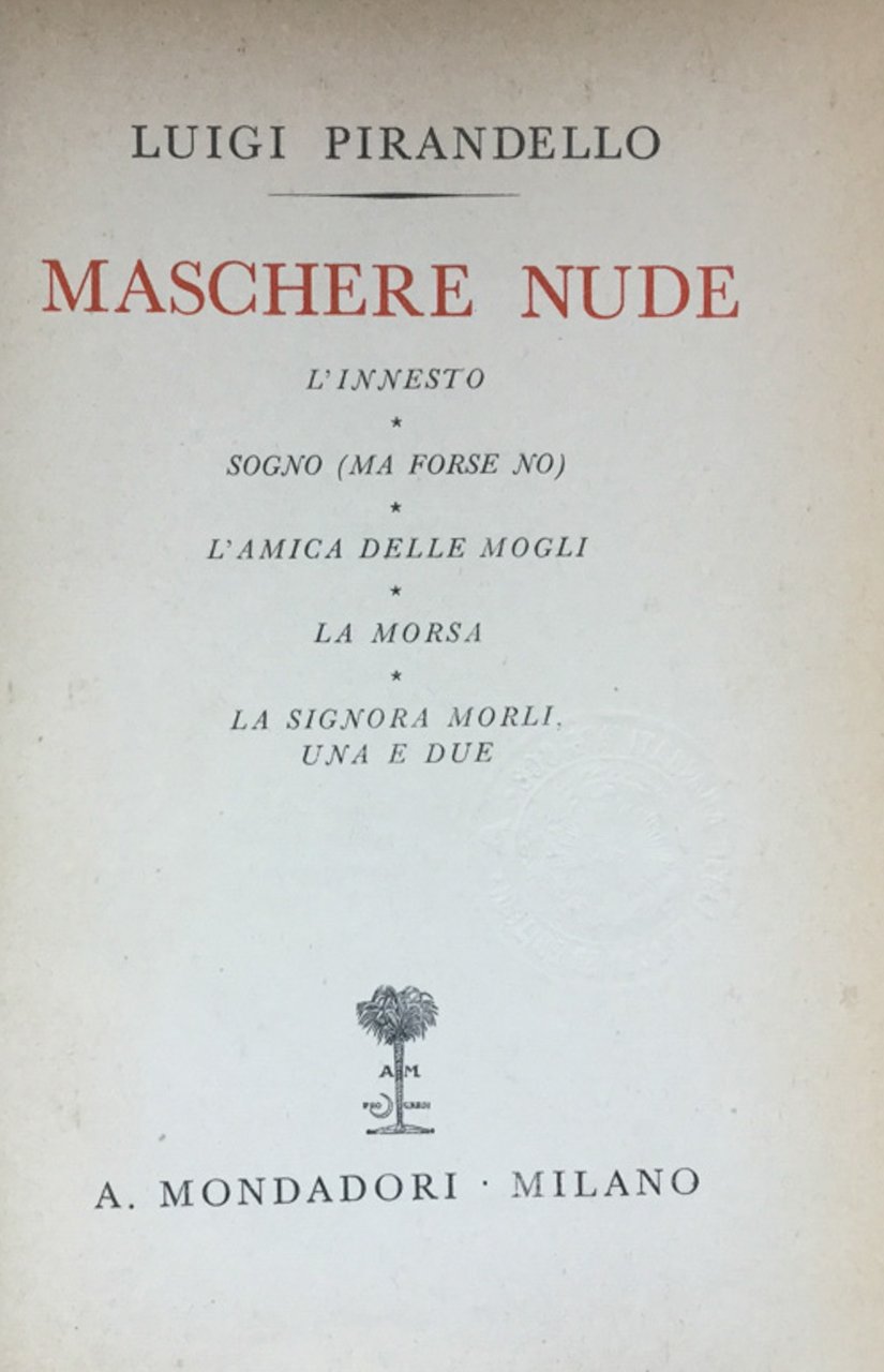 Maschere nude.