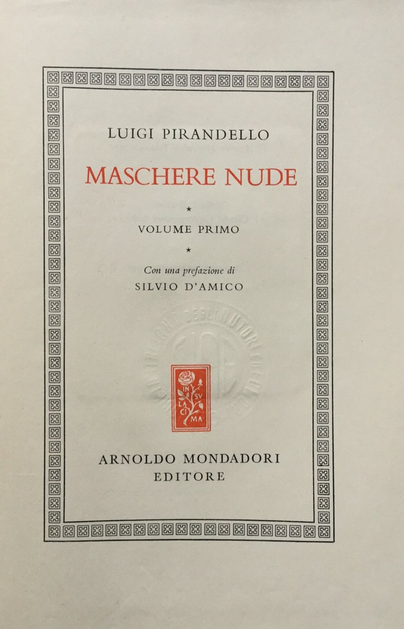 Maschere nude. Vol. 1 | Immagine principale