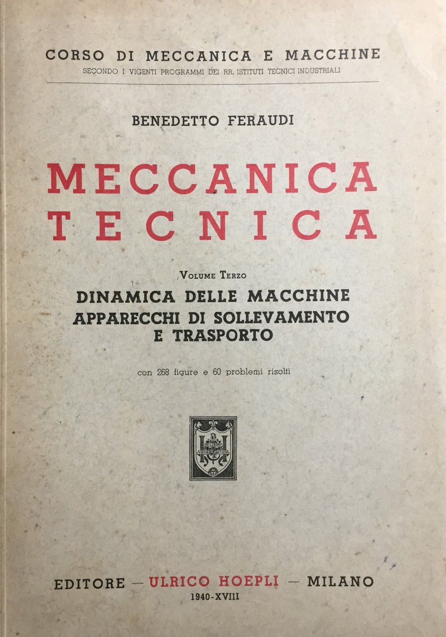 Meccanica tecnica. Vol. 3