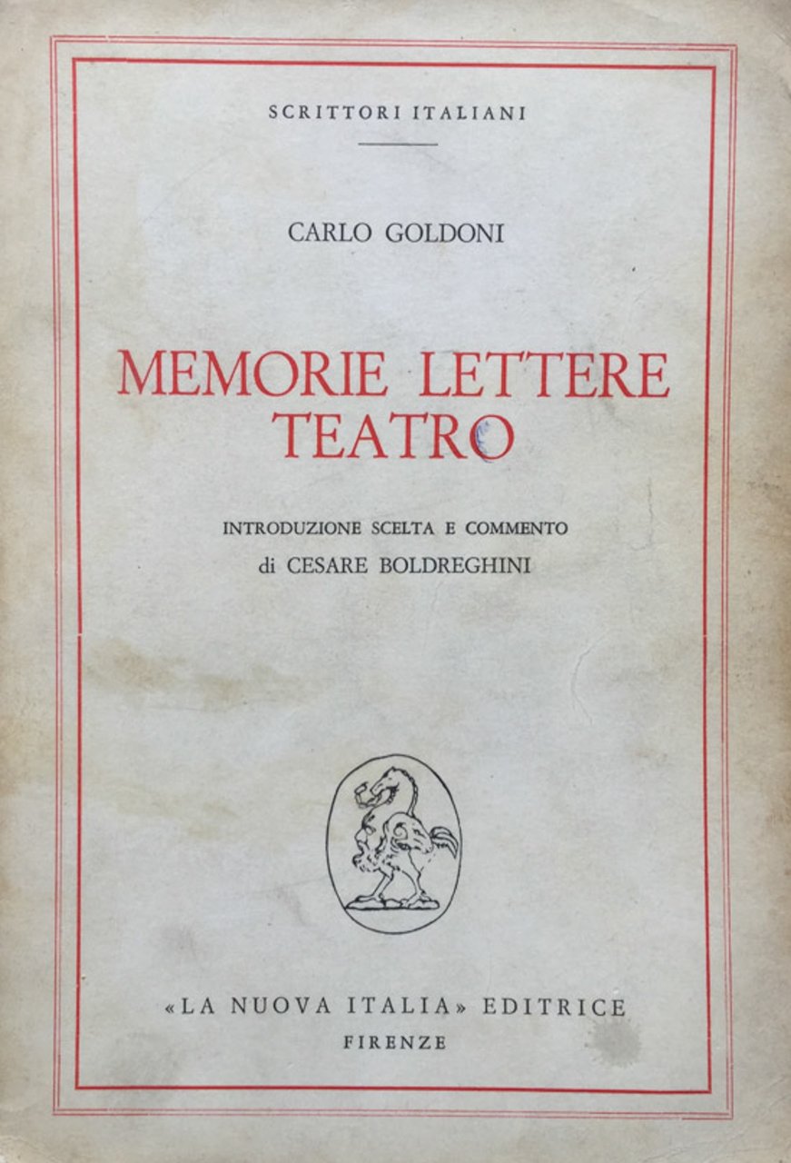 Memorie Lettere Teatro