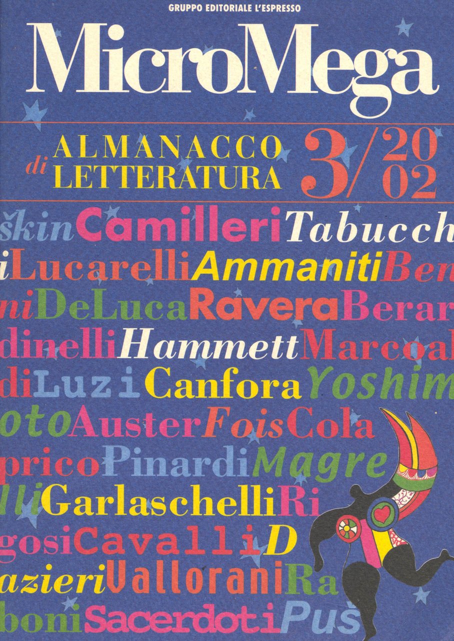 Micromega. Almanacco letteratura 3/2002 | Immagine principale