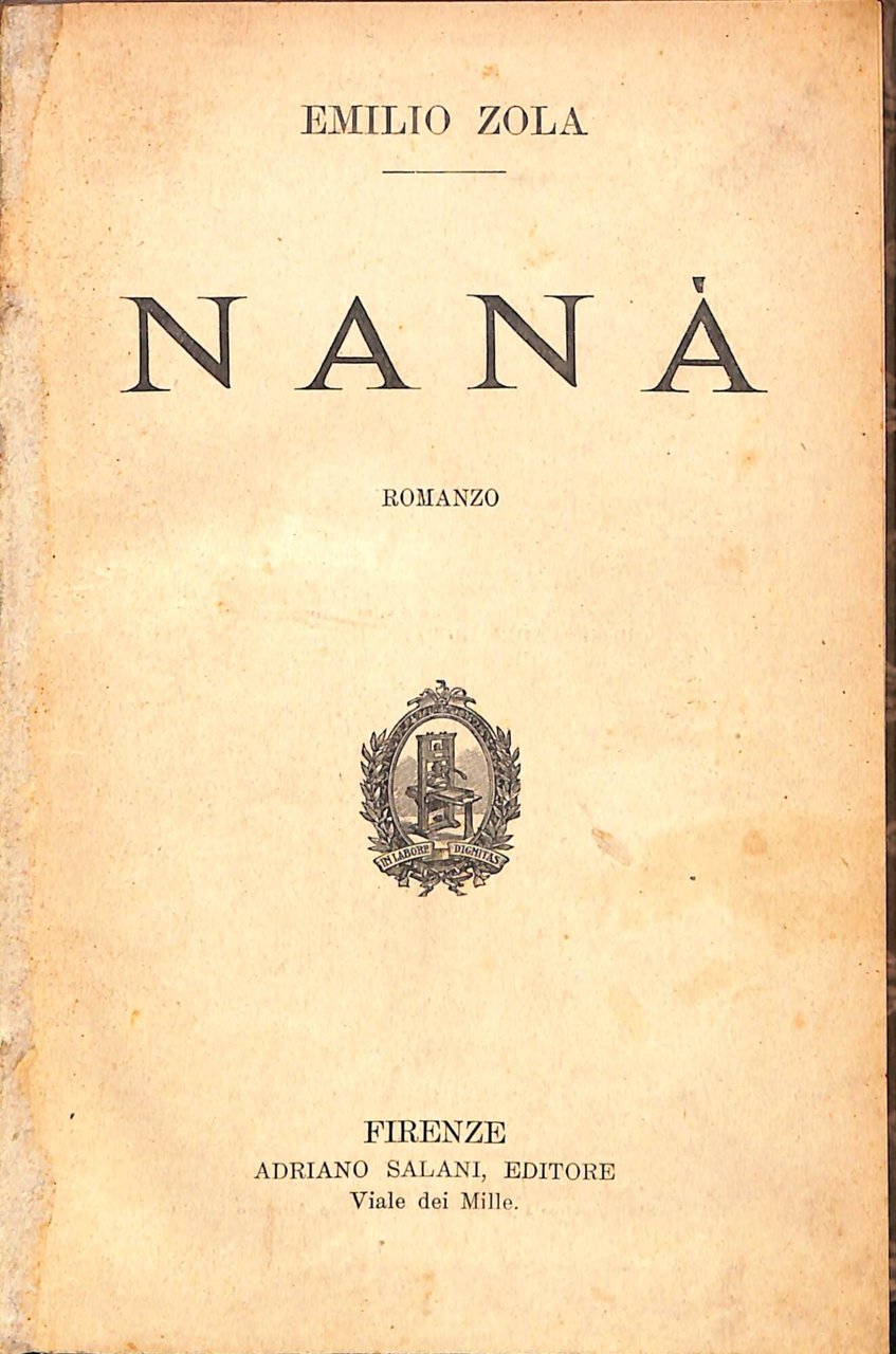 Nanà : Romanzo
